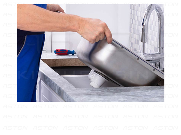 SS Kitchen Sink Complete Installation
